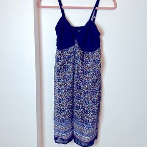 Blue / Purple Floral Summer Dress